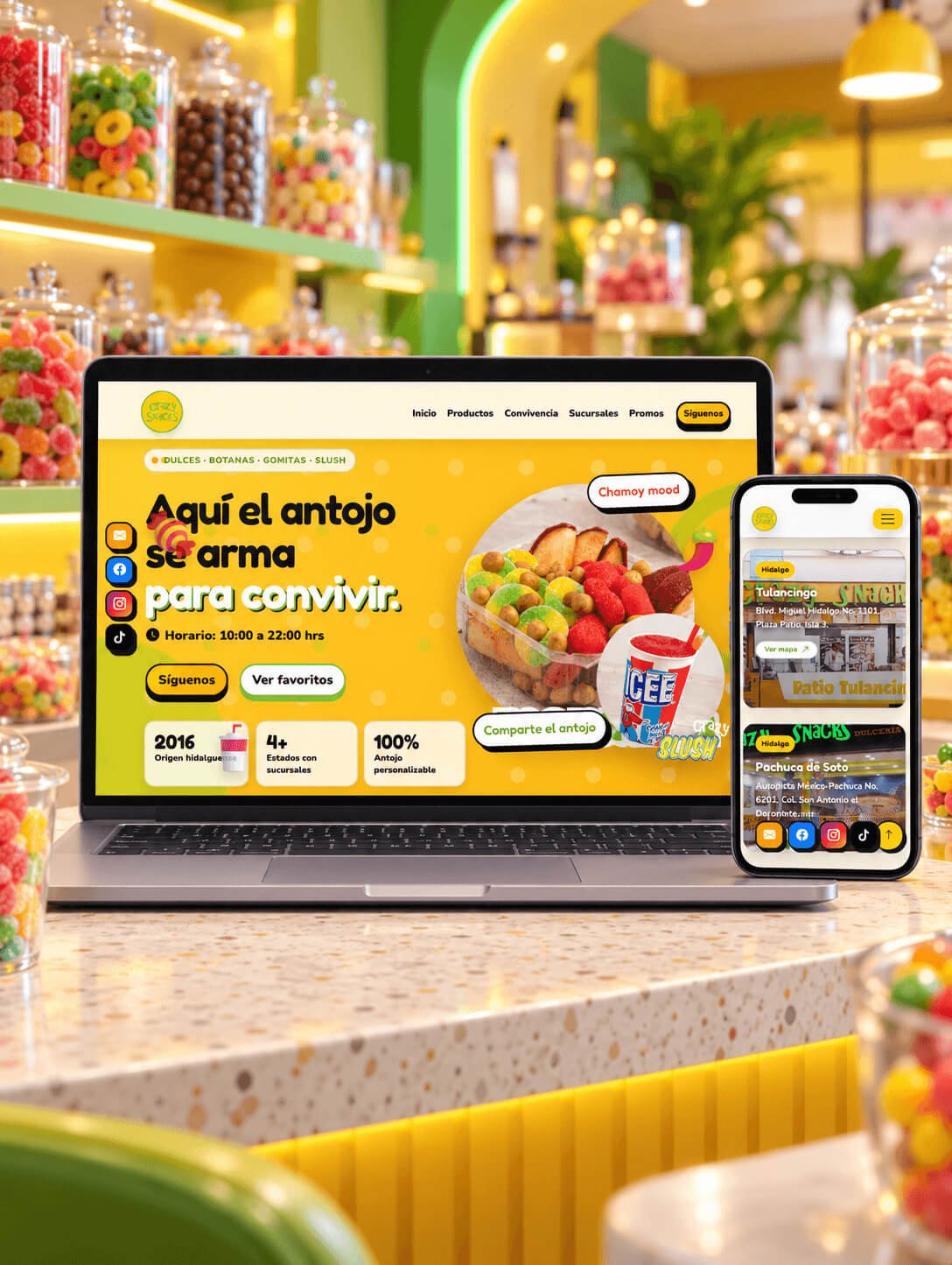 Espacio de trabajo con dashboard de analítica
