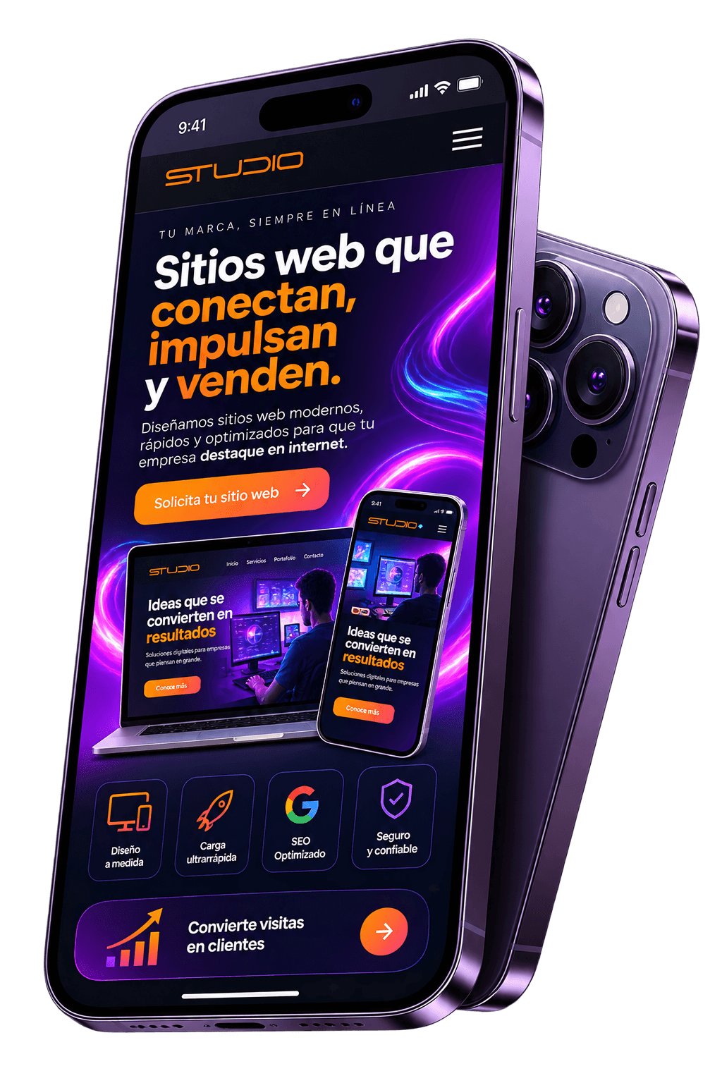 Sitio web móvil desarrollado por NEXUZ